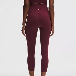 Lululemon lululemon Align™ High-Rise Pant 25" - Burgundy Bay